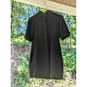 Apt. 9 Chunky Knit Short Sleeve Black Cardigan - M